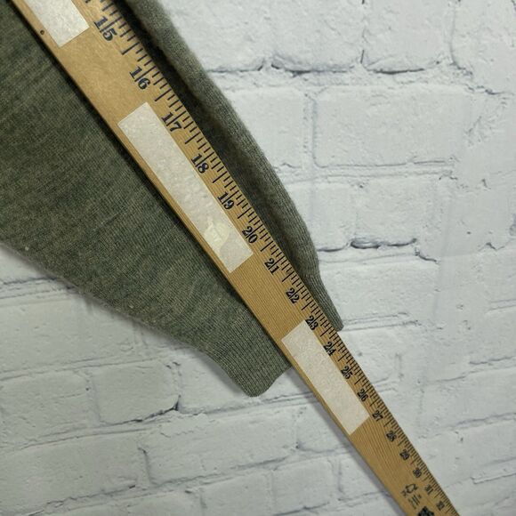 Fiii Pullover Sweater Mens XL Olive Green 100% Merino Wool Soft Golf Preppy - Picture 10 of 11